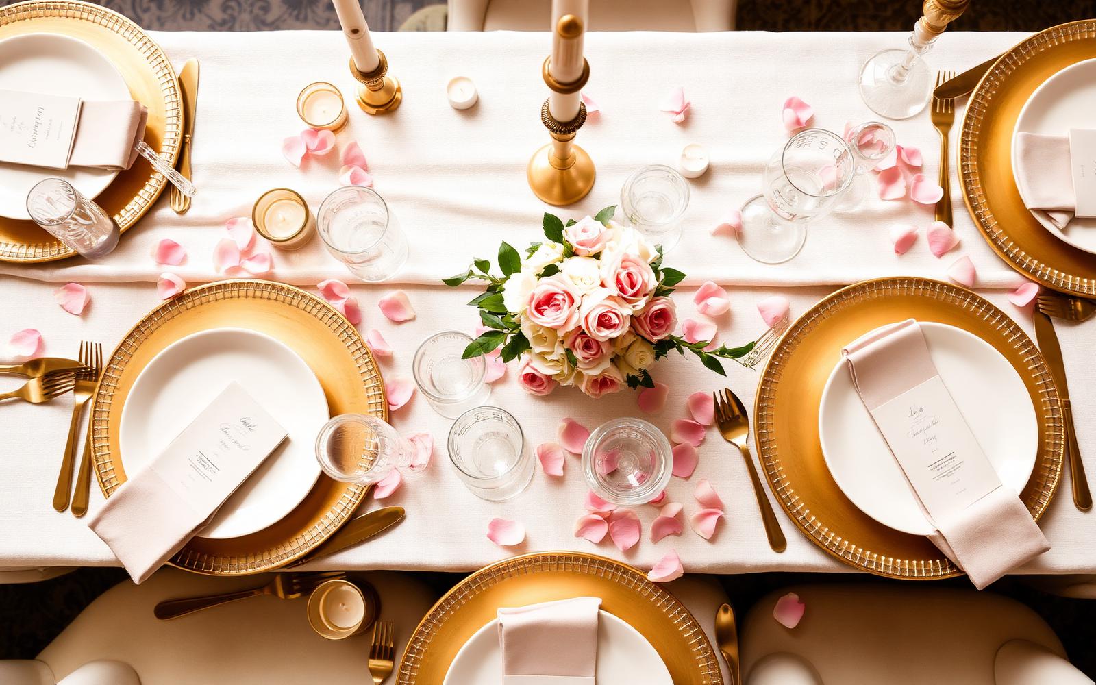 Champagne Tablescape